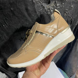 Breakj Sports Casual Shoes Summer New Thick-Soled Casual Shoes Strap Mesh