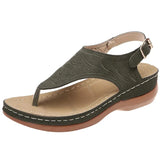 Clip Toe Wedges Sandals for Women 2023 Summer Rome Platform Sandalias Woman Non Slip Beach Shoes Mujer Plus Size