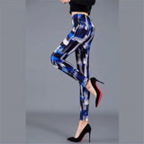 Printed Leggins Elastic Fitness Leggings Sexy Pants Women Push Up Trousers Summer Gym Sports