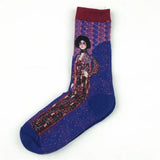 Cotton Socks Funny Oil Painting Fashion Happy Socks Night Winter Male Female Colorful Print Van Gogh Art Sock one