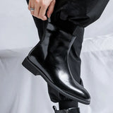 Breakj Boots High Boot Side Zipper Casual Leather Boots 2023 New
