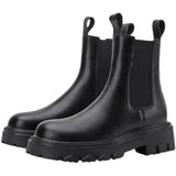 Winter Chelsea Boots Women 2021 Punk Gothic Platform Combat Ankle Boots For Women Fur Short Plush Shoes Luxury
