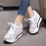 Mesh Breathable Shoes Woman Platform Heels Casual Shoes Women 2020 Wedges Platform Shoes For Women Chaussures