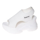 Breakj Women Casual Popular Spring And Summer New Fashion Casual Thick Profile Heel Fly Woven Large Size Sandals