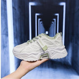 Breakj Old Dad Shoes Women 2025 Summer New Breathable Thick Bottom Increase Casual Shoes Korean Version Of Student Running
