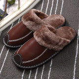 Slippers Winter Home Soft Floor Slippers For Men Female Indoor Plush Sewing Women Flat Shoes 2020 Couple Footwear
