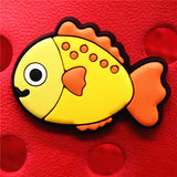 Charms Accessories Cartoon Animals Cute PVC Shoe Croc Buttons Sandals Charms Decoration Marine Organism Free