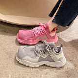 Women Sneakers Chunky Platform Casual Shoes Fashion Luxury Brand Ladies Vulcanized Shoes Woman High Quality 2021 Spring