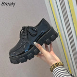 Women Chunky Sneakers Hidden Heels Height Increasing Ladies Wedge Shoes High Top Autumn Platform Women Shoes shoes for