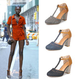 Large Size Women's Sandals 2024 Spring And Summer New Women's Shoes Thick