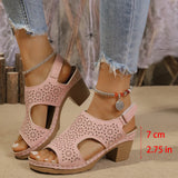 Breakj Sandals Spring / Summer 2025 New Breathable Lightweight One-Heeled
