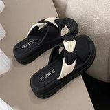 New Thick-Soled Anti-Skid Slippers Women's Summer Soft-Soled Beach Sandals And Slippers With A Sense Of Shit And