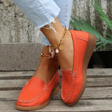 Doudou Shoes For Women In Summer 2023 Round Head Flat-Bottomed Simple Casual Mother