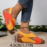 Breakj Women's Sandals And Women's Shoes 2025 New Summer Casual Beach Shoes
