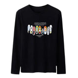 Long Sleeve T-shirts Autumn Print Gothic Vintage Ulzzang Cozy High Street Streetwear 4XL Baggy Korean Trendy Harajuku BF