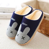 Plush Home Indoor Slippers Winter Warm Cotton Women's Slippers Light Weight Soft Comfortable Men Slides Platform Shoes