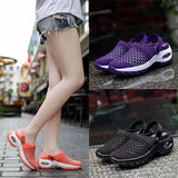 Breakj Air Cushion Cool Slippers Women In Spring And Summer Wearing Thick Bottom With No Backs Fashion Large-Size Vacation Beach Mother Travel