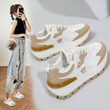 Breakj Korean Version Low Help Dad Shoes Female 2025 Summer New Breathable Student Sports Increase Leisure