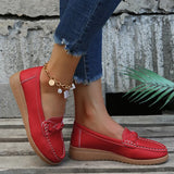 Pea Shoes Women's Spring Style 2023 New Light-Mouth Flat-Heeled Single-Color Shoes Women Women