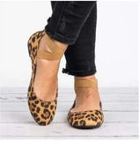 Breakj Summer New Shallow Mouth Tight Strap Round Head Women's Shoes Flat Floor Dance Mother Single Shoe