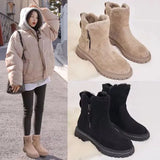 Breakj Boots Women's Winter 2025 New Tuffed Women's Shoes Warm Boots Thick Cotton Shoes Northeast Women's