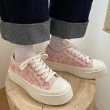 2022 Summer Women Canvas Shoes Sweetheart platform Sneakers Japanese Kawaii Lolita Shoes Teen College Girls sports skate