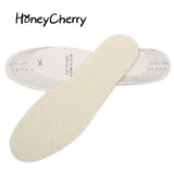 Men Women Insole Winter Warm Soft Wool Winter Shoe Insole Pad Size 36-46 Cut-insole Soft