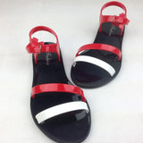 New Women Flat Buckle Summer Sandals Jelly Shoes Open Toe Casual Shoes Female Candy Color Beach Shoes Ladies