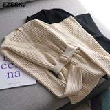 Winter Knit Long Dress Women Casual V Neck Slim Bodycon Sweater Dresses Office Lady THICK Button Dress With