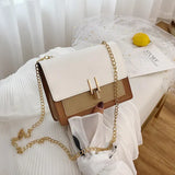 Women Shoulder Bags 2022 Summer New Korean Version of The Messenger Bag Handbag Chain Wild Crack Printing Wild Shoulder