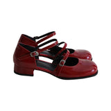 Breakj Head Sandals Female Summer 2023 New Fashion Buckle Retro Baotou With Mary Jane Small Leather