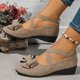Breakj 2025 New Large-Size Tip-Tloping Single Shoes Women's Bean Shoes Sports Casual
