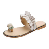 Slippers Thumb Ring Sandals Orthopedic Sandals Ladies Flat Outdoor Slides Beach Fashion Female Shoes Open