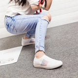Shoes LadiesShoes Flat Loafers Crystal Fashion Bling Women Sneakers Casual Ladies Slip On Breathable Casual