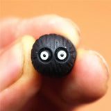 Sale 1pcs Novel Spirited and Away Shoe Charms Accessories Cute Black Elf Shoe Decoration for croc jibz Kid's Party