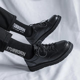 Breakj Men's Shoes 2023 Summer New Korean Men's Casual Board Shoes British Leather Shoes Men's Low Top