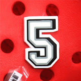 PVC Shoe Buckle Accessories Funny Digital/Heart Shaped/Feces Shoes Decoration Jibz for Croc Charms Bracelets Kids