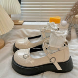 Lolita shoes 2022 new summer punk platform shoes retro Mary Jane y2k Japanese soft girl JK uniform high heels ins women's