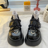 Lolita shoes cute platform shoes Japanese soft girl high heels hot girl Mary Janes College girls sports sneakers women's