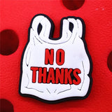 PVC Shoe Charms Accessories Love Rainbow Vest Shoes Buckle Decorations fit Croc JIBZ Kids X-mas Party Gifts