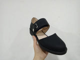 Breakj 2025 Spring New Casual Low Heel Round Head Button Lady Size Single