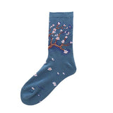 Cotton Socks Funny Oil Painting Fashion Happy Socks Night Winter Male Female Colorful Print Van Gogh Art Sock one