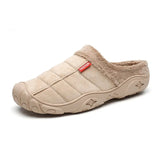Slippers House Men's Winter Shoes Soft Man Home Slippers Cotton Shoes Fleece Warm Anti-skid Man Slippers High