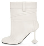Breakj 2023 New Flat Head Low Tube Women's Boots Ultra-High Shape Slim Heel Women's Fashion