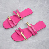 Breakj Ladies Flat-Bottomed Slippers With Casual Fashion Summer Beach Casual