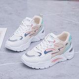 Breakj Korean Platform Dad Shoes 2025 Spring New Street Shot Students Running Sneakers Increased Leisure