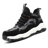 Lightweight Safety Shoes Mesh Breathable Anti-piercing Work Shoes Sports Shoes Steel Toe Shoes Indestructible Safety