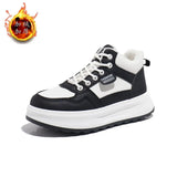 Breakj Plus Velvet High Top Small White Shoes Women 2024 Winter Korean Version Joker Board Shoes Warm Casual Shoes Women