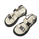 Women Sandals Fashion Summer Breathable Thick Bottom Women's Beach Slides Mesh Causal Back Strap Women Platform