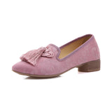 Breakj Grain Sole, Pointed Shoes Single Square Heel Fashionable Low Heel Embroidered Cloth Shoes, Retro Plate Buckle Embroidered Cloth Shoes Women's